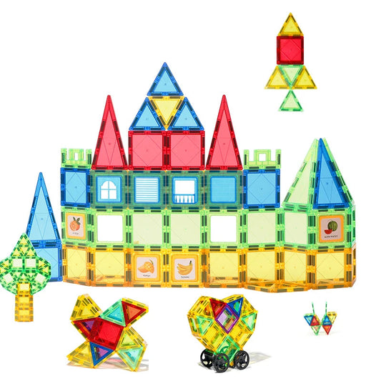 DIY Montessori Magnetic Building Blocks Set