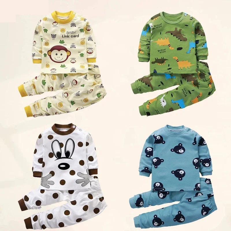 CozyWear – Baumwoll-Pyjama-Set für Kinder für Herbst/Winter