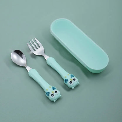 MiniMeal Set – 3-delige roestvrijstalen kinderbestekset