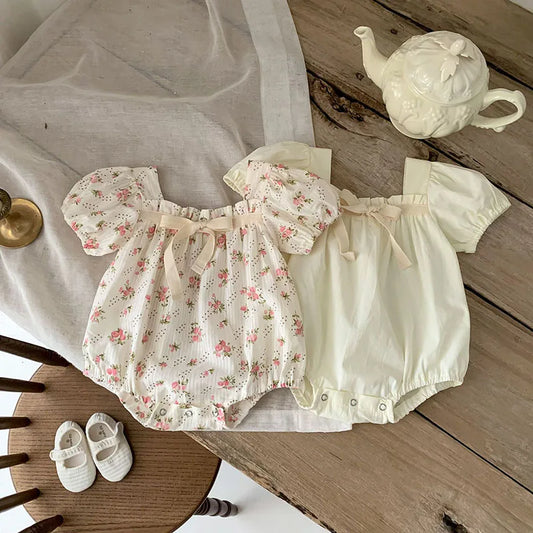 Floral Summer Baby Romper – 0 to 2 Years