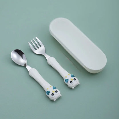 MiniMeal Set – 3-delige roestvrijstalen kinderbestekset
