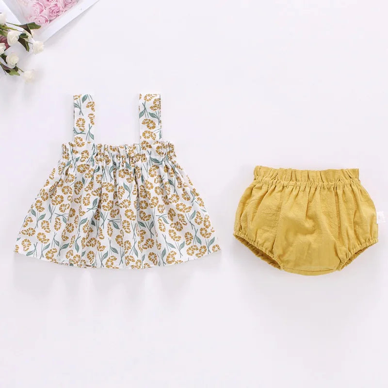 Zomer babymeisjesset – Top en shorts