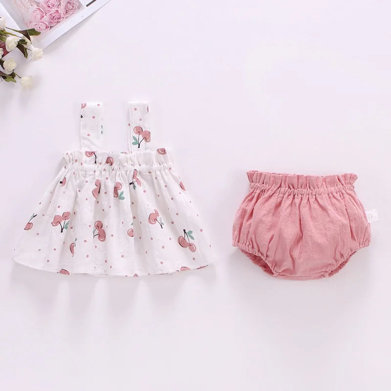 Zomer babymeisjesset – Top en shorts