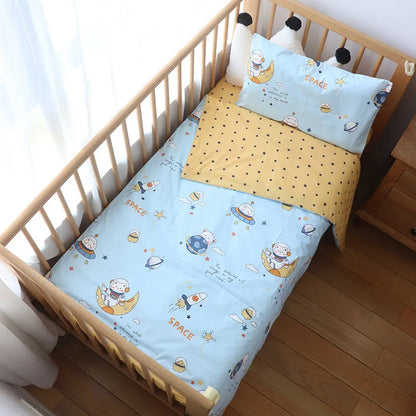 Parure de lit 3 pièces pour lit de bébé – 100 % coton