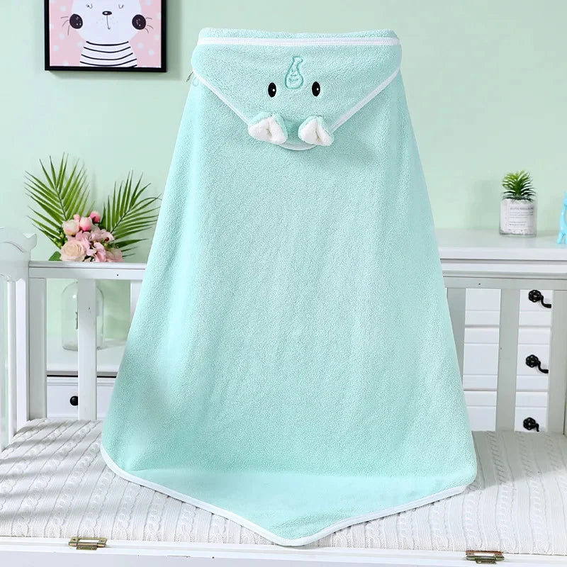 Animal Fun Baby Hooded Bath Towel