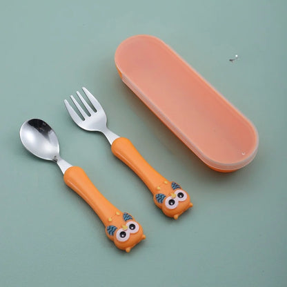 MiniMeal Set – 3-delige roestvrijstalen kinderbestekset