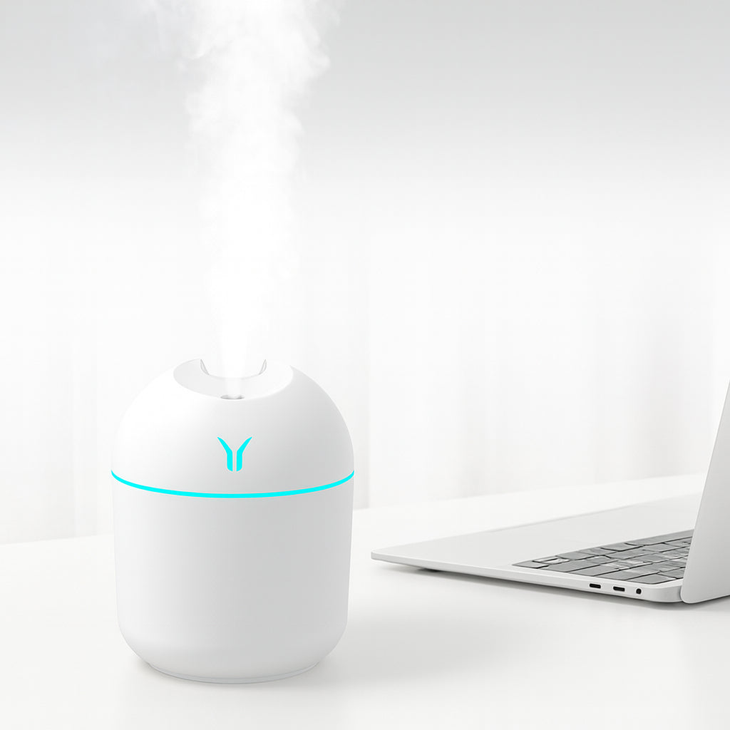 AromaGlow Mini USB Humidifier & LED Diffuser